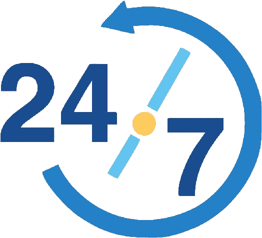 png transparent 24 7 logo 24 7 service customer service management email miscellaneous blue company removebg preview